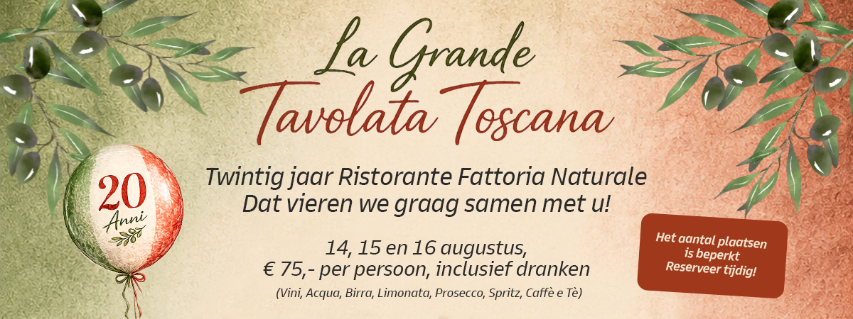 20 jaar Fattoria Naturale